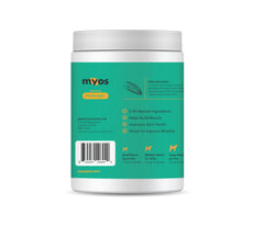 MYOS Green Lipped Mussel supplement highlighting joint comfort potential.