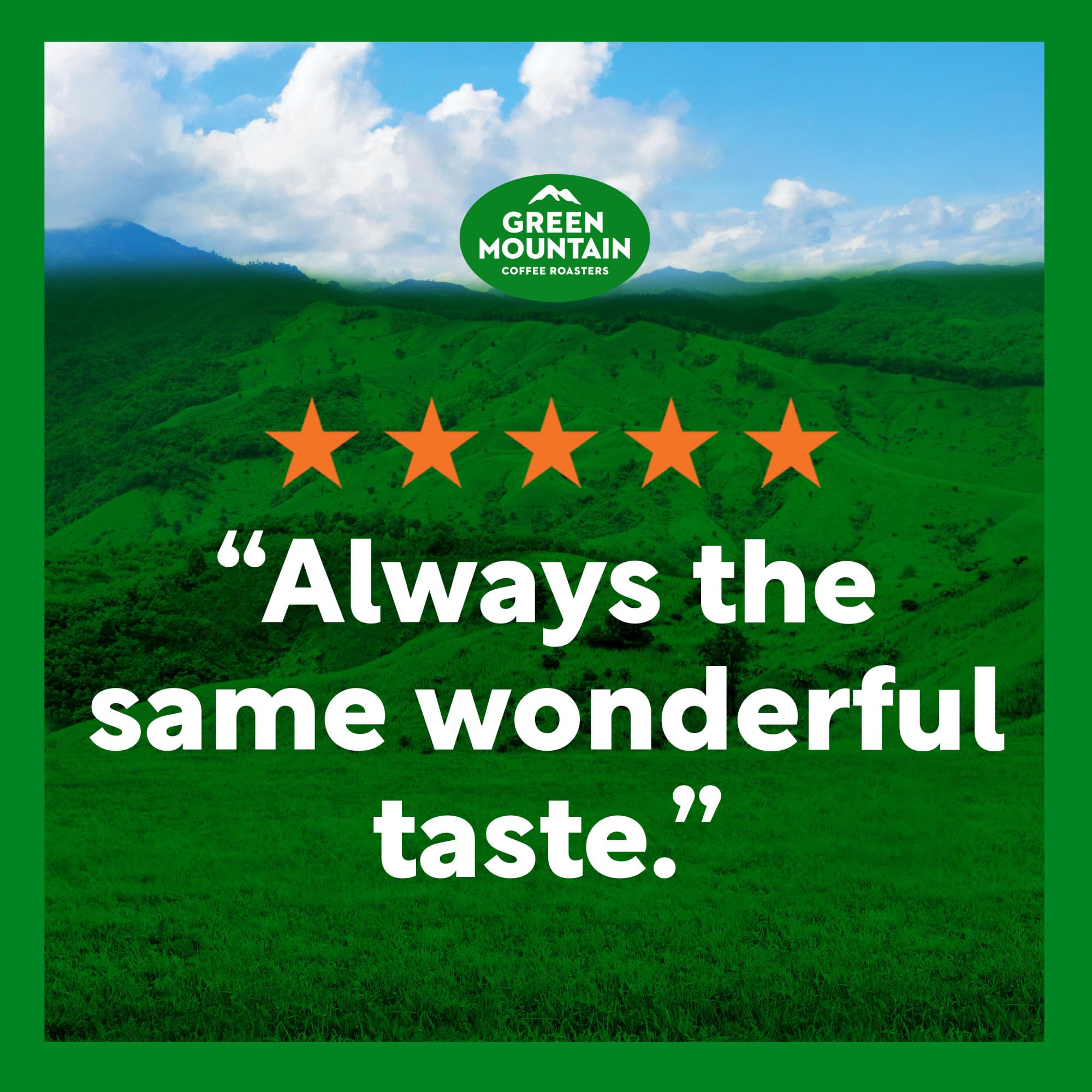 Green Mountain Wild Mountain Blueberry flavor notes with blueberries