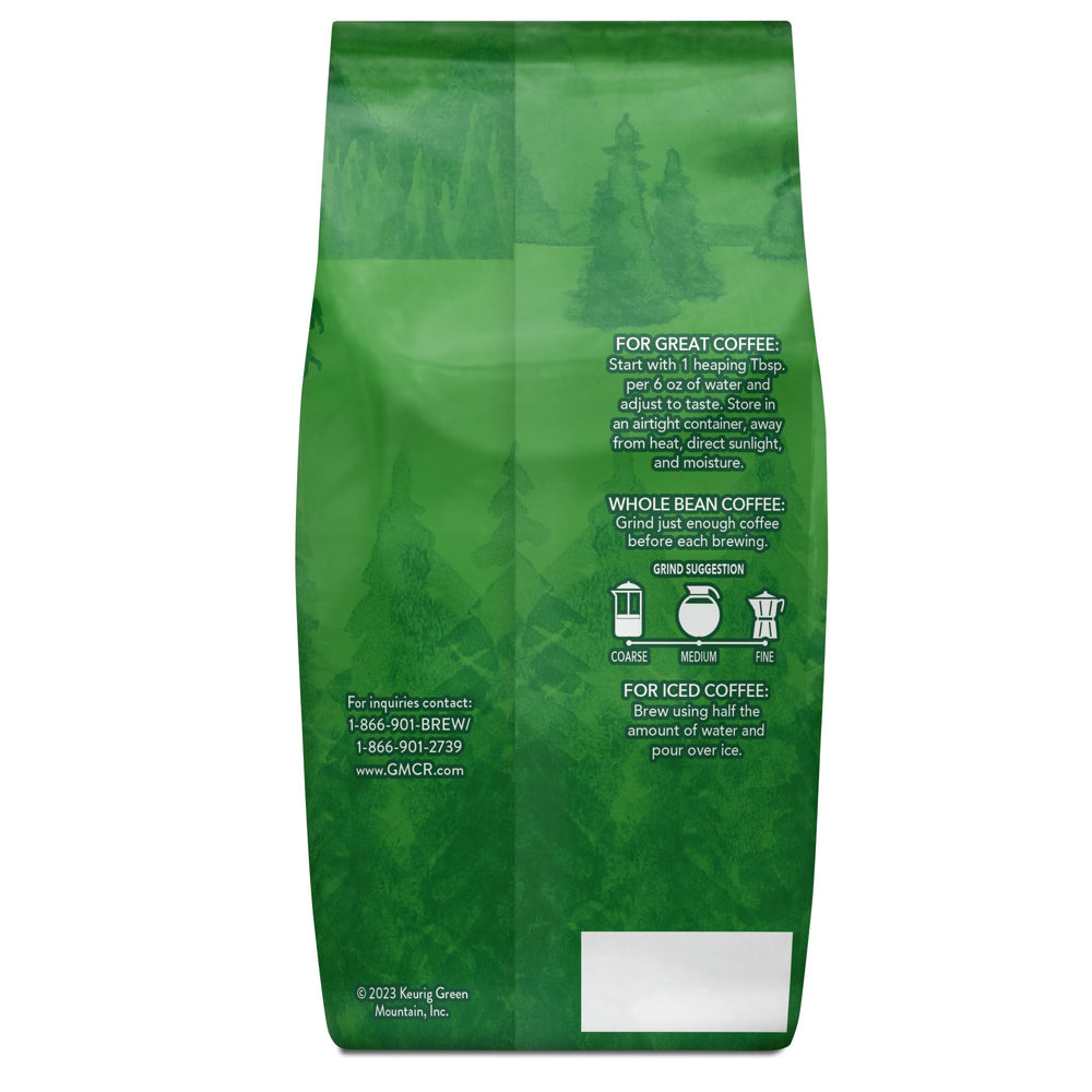 Green Mountain Dark Magic Orthodox Union certification badge on packaging.