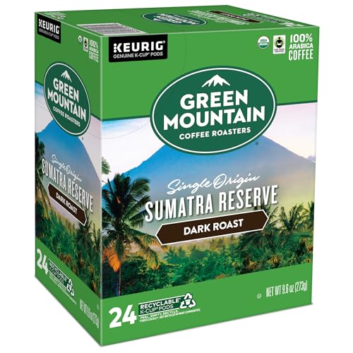 Green Mountain Indonesian origin flavor profile evokes mountain grown beans.