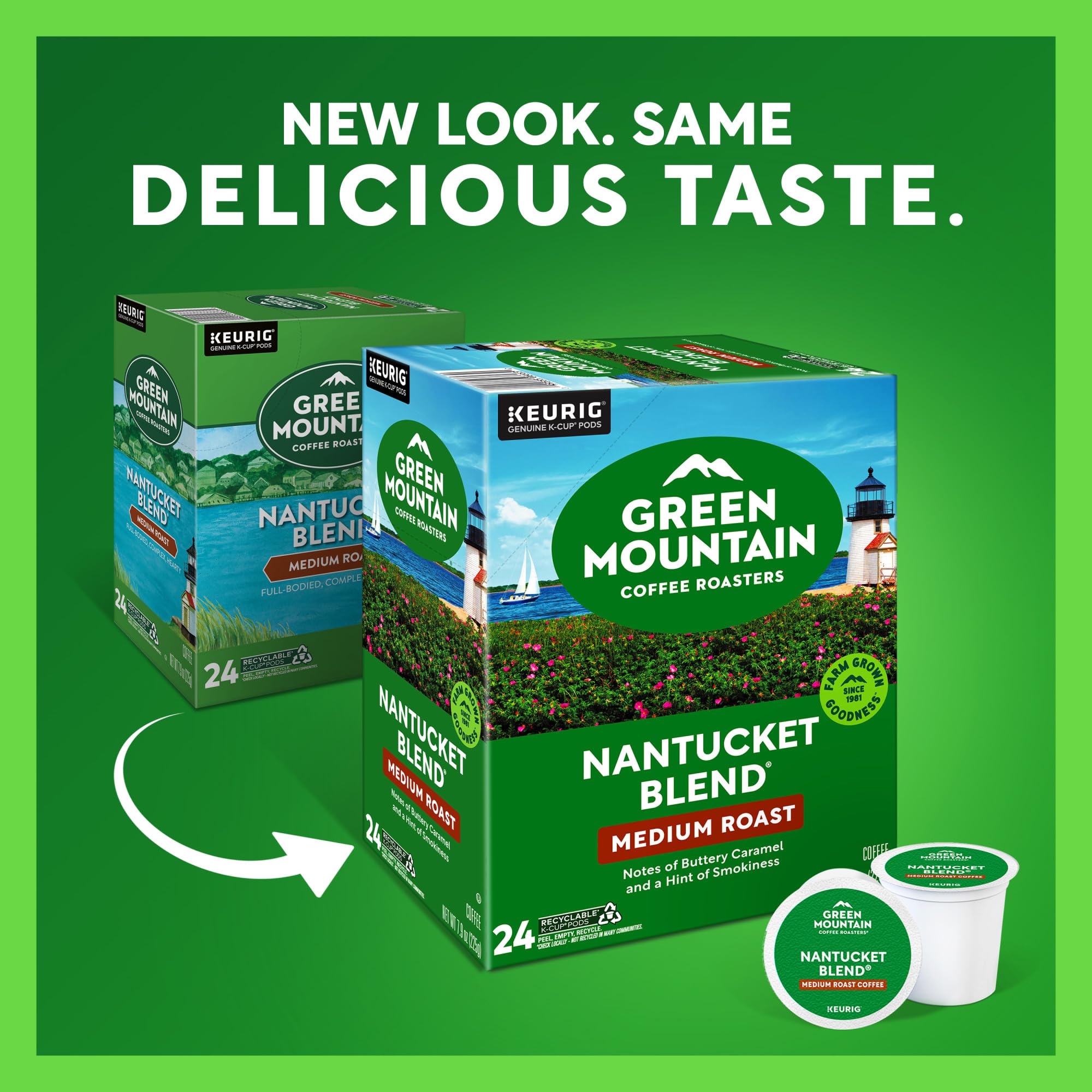 Steam rises from Nantucket Blend cup, revealing rich aroma