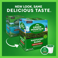 Steam rises from Nantucket Blend cup, revealing rich aroma