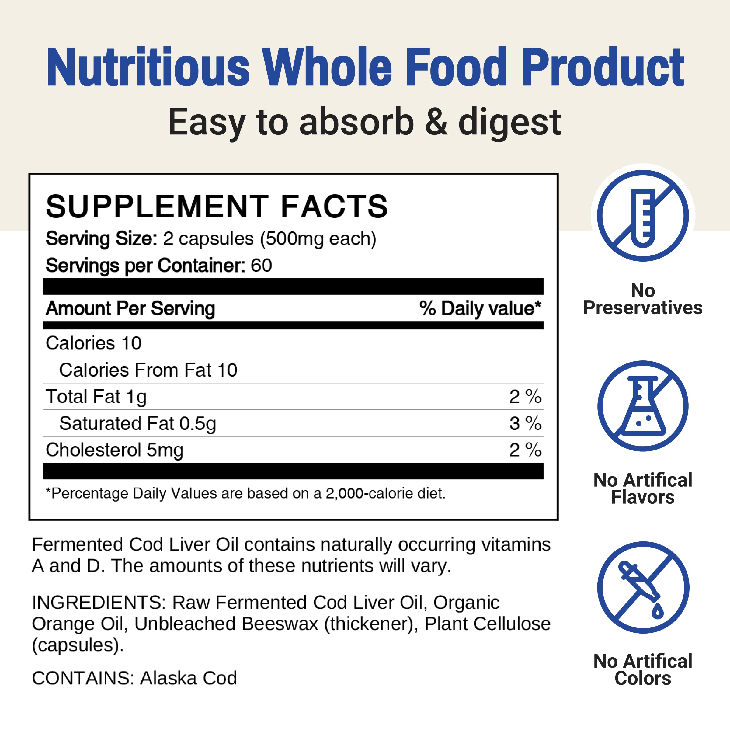 Green Pasture bottle shows dosing guidance for daily use.