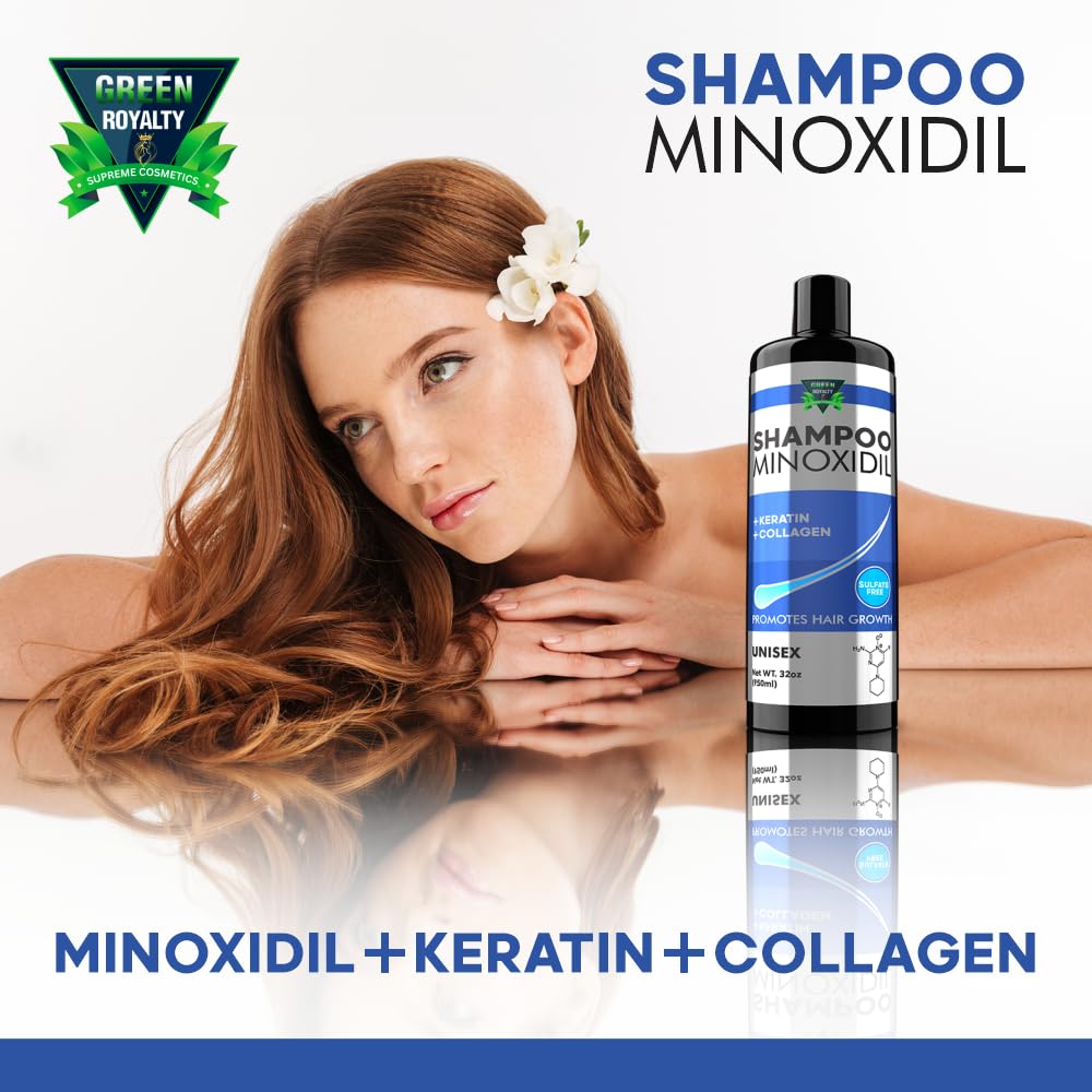 Green Royalty Minoxidil Shampoo lab-tested with third-party validation for quality.