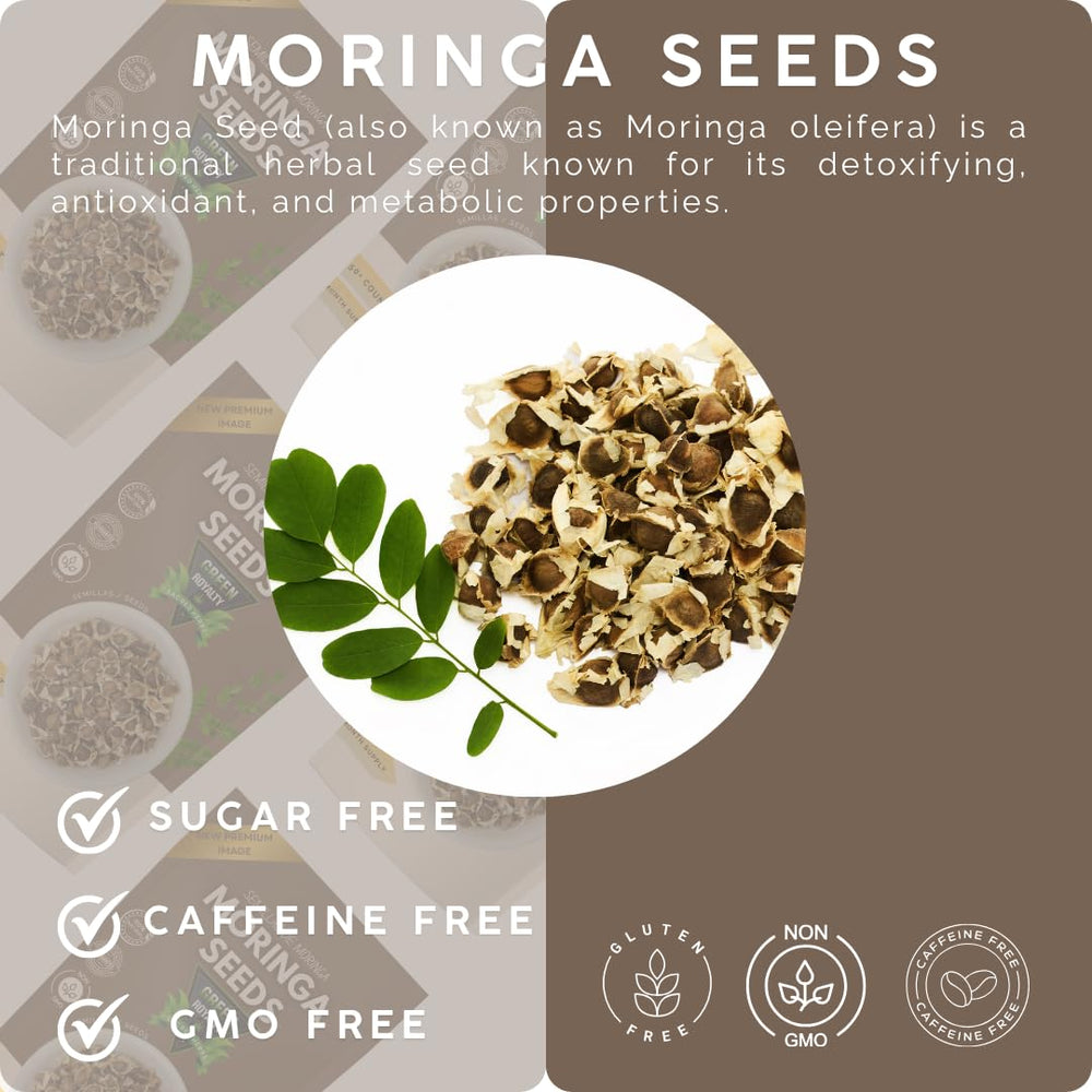 GREEN ROYALTY Moringa seeds roasted for a crunchy bite