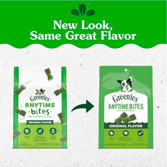 Greenies Anytime Bites training pack designed for quick home or park rewards.