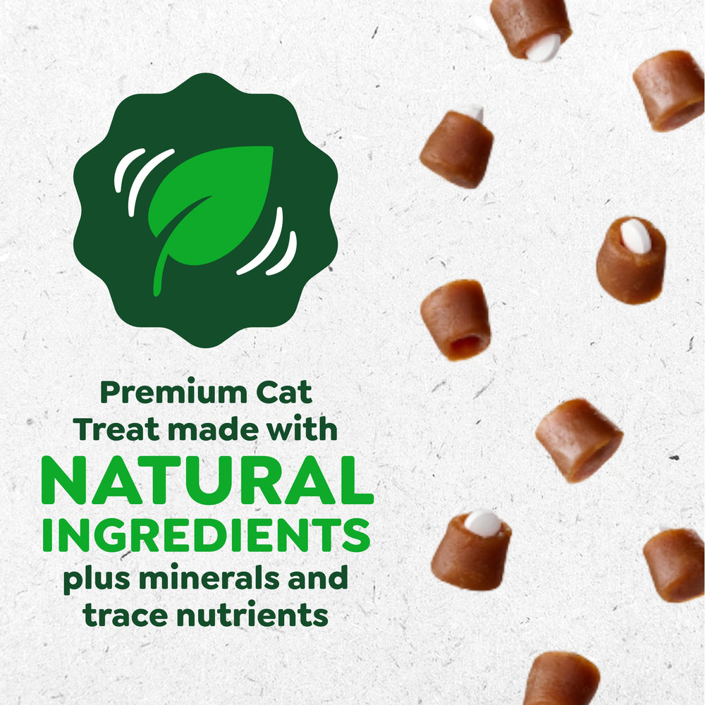 Greenies catnip flavor makes medicine time tasty and less stressful for cats.