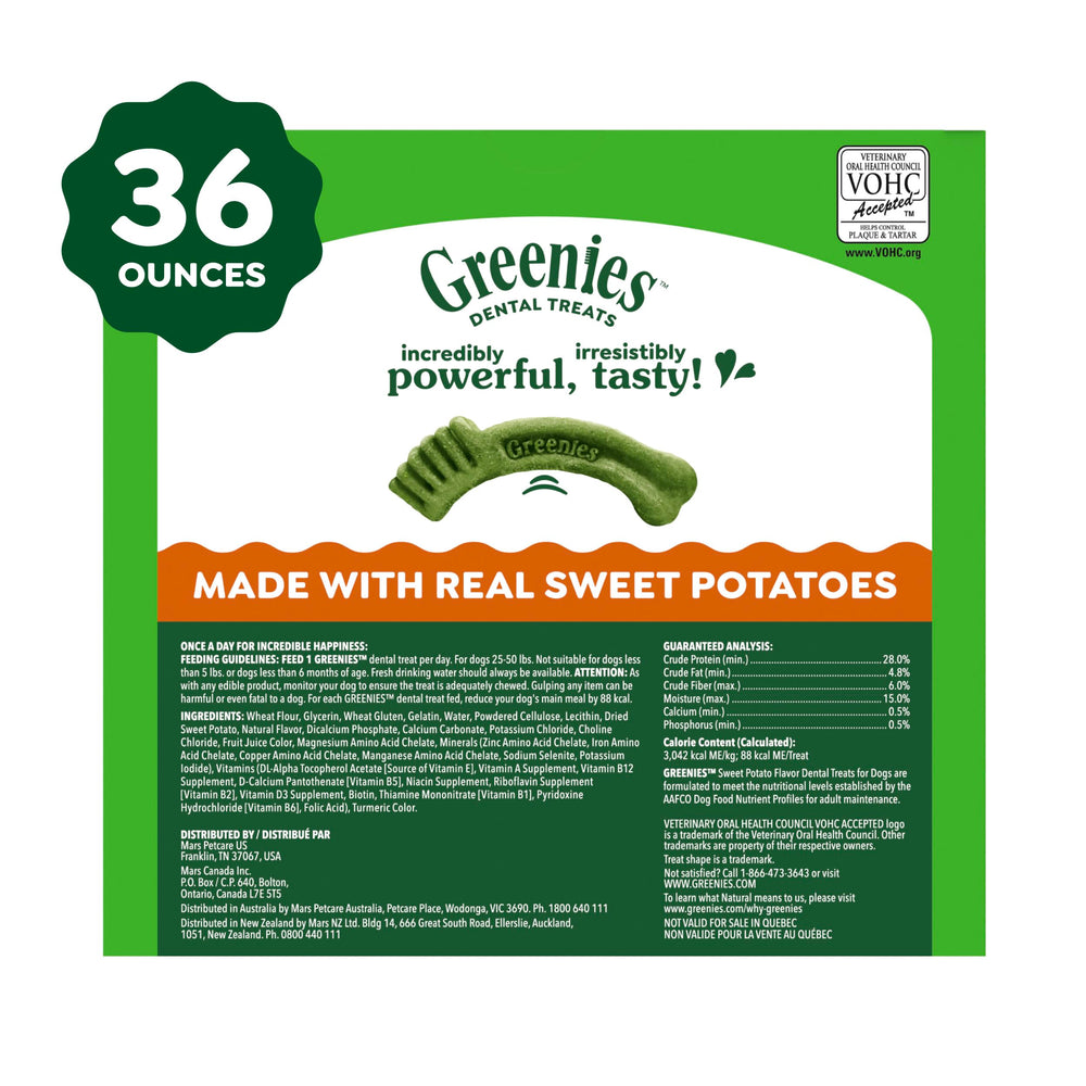 Greenies dental chews promoting breath freshness during daily routines.