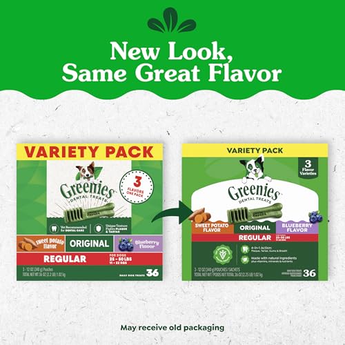 Greenies dental chews closeup texture highlights chewable formula for gumline cleaning.