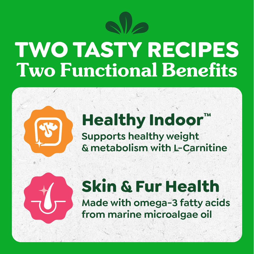 Greenies Feline Smart Purees grain-free formula image focuses on grain-free nutrition with digestible protein