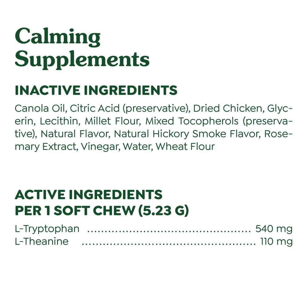 Made in the USA marking on Greenies Calming Chews container