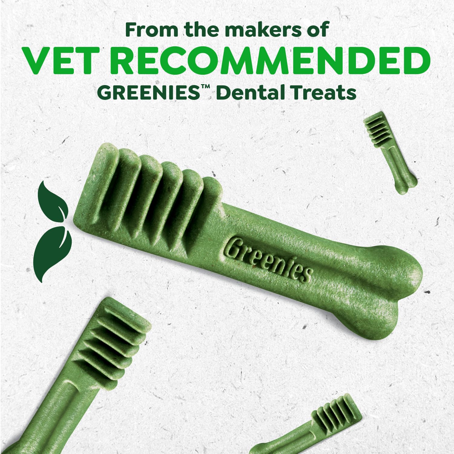 Greenies Occupy Twists chicken-flavor chews may help reduce plaque buildup.