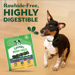 Greenies Occupy Twists long-lasting chew for extended chew time