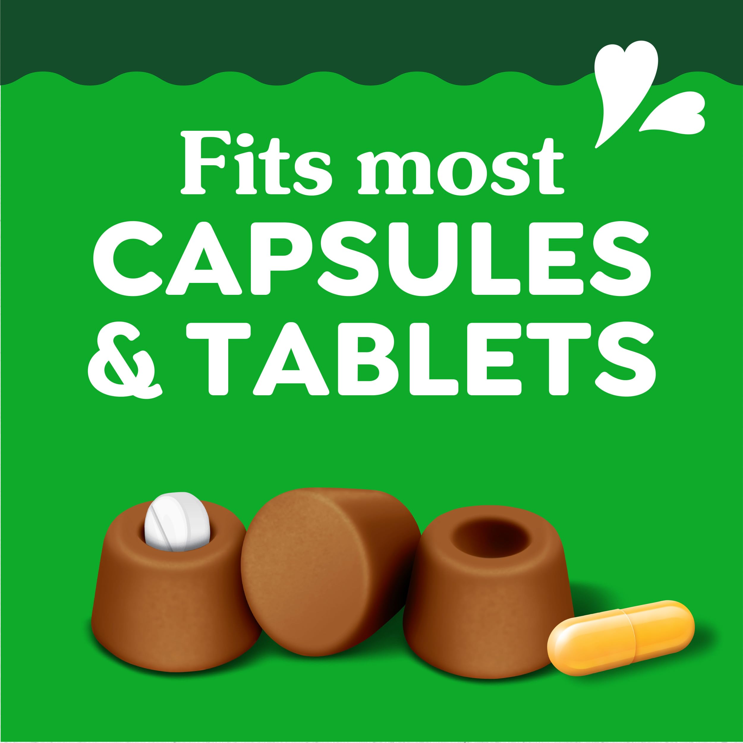 Greenies Pill Pockets made with natural ingredients plus minerals and trace nutrients.