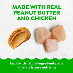 Greenies Pill Pockets peanut butter flavor helps mask odor.
