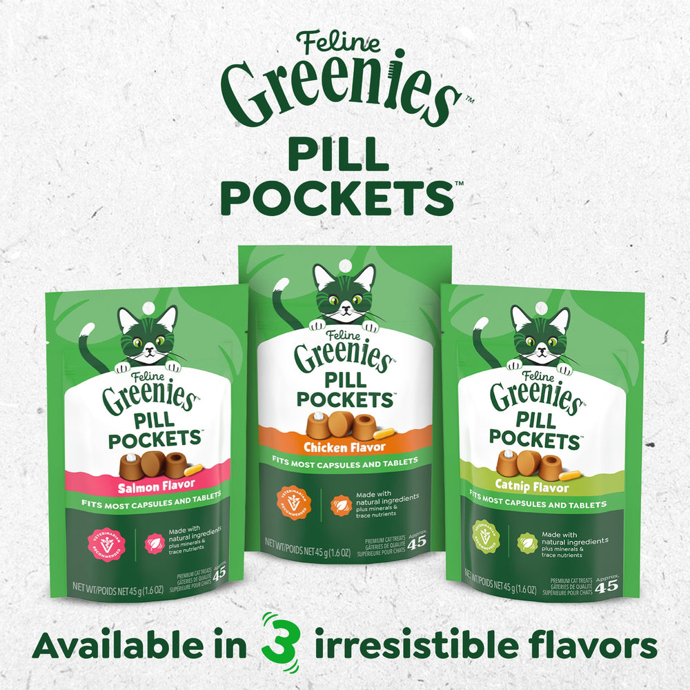 Greenies Pill Pockets offer a convenient home solution for medicated treatment.