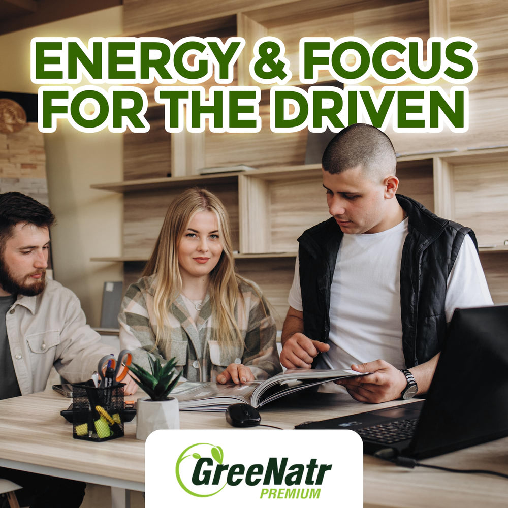 GreeNatr daily routine image shows focus during work or study.