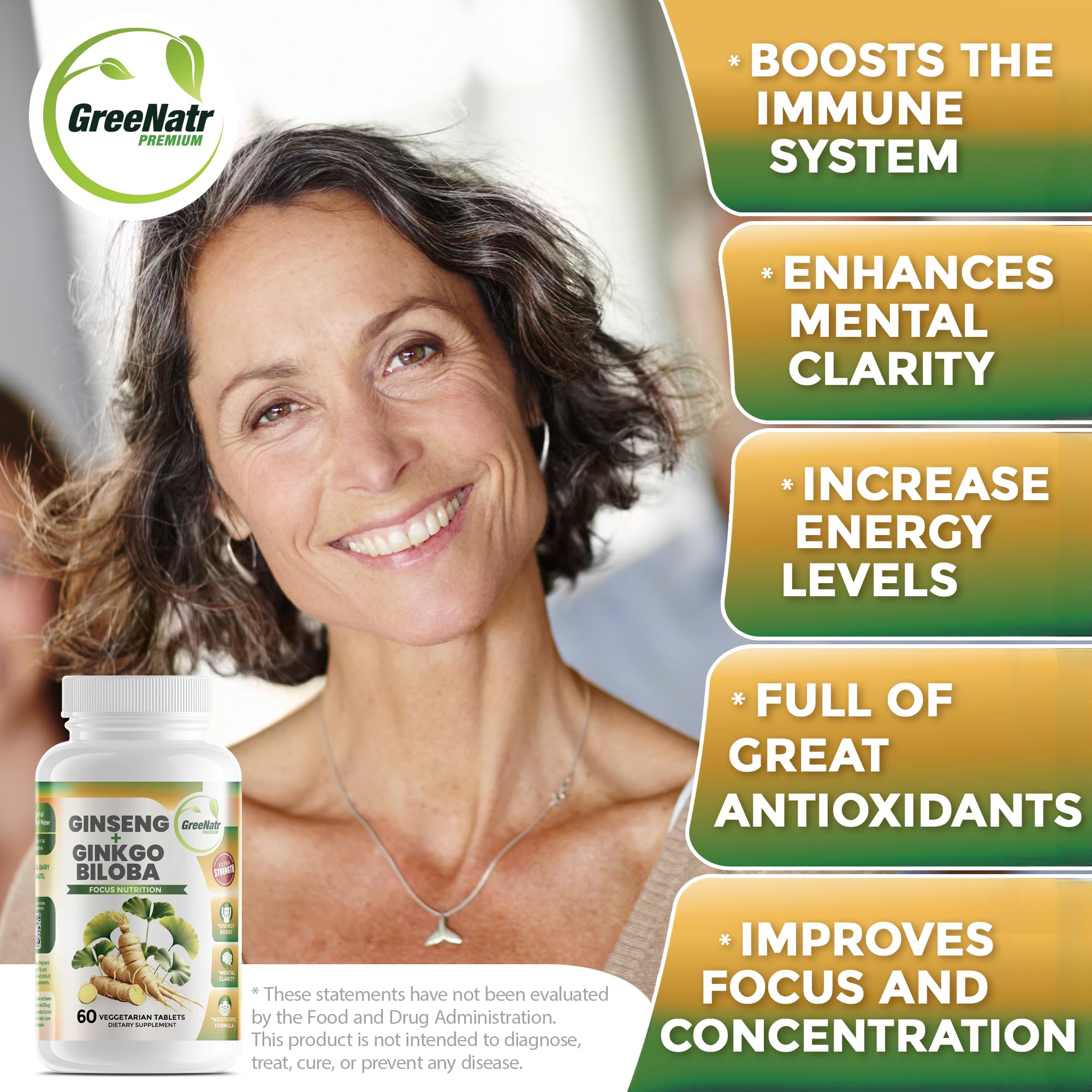 GreeNatr non-GMO ingredients list reinforces trust in cognitive wellness.