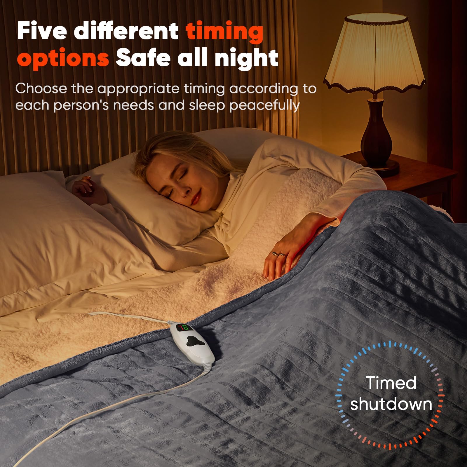 Greenoak sherpa fleece texture delivers soft warmth