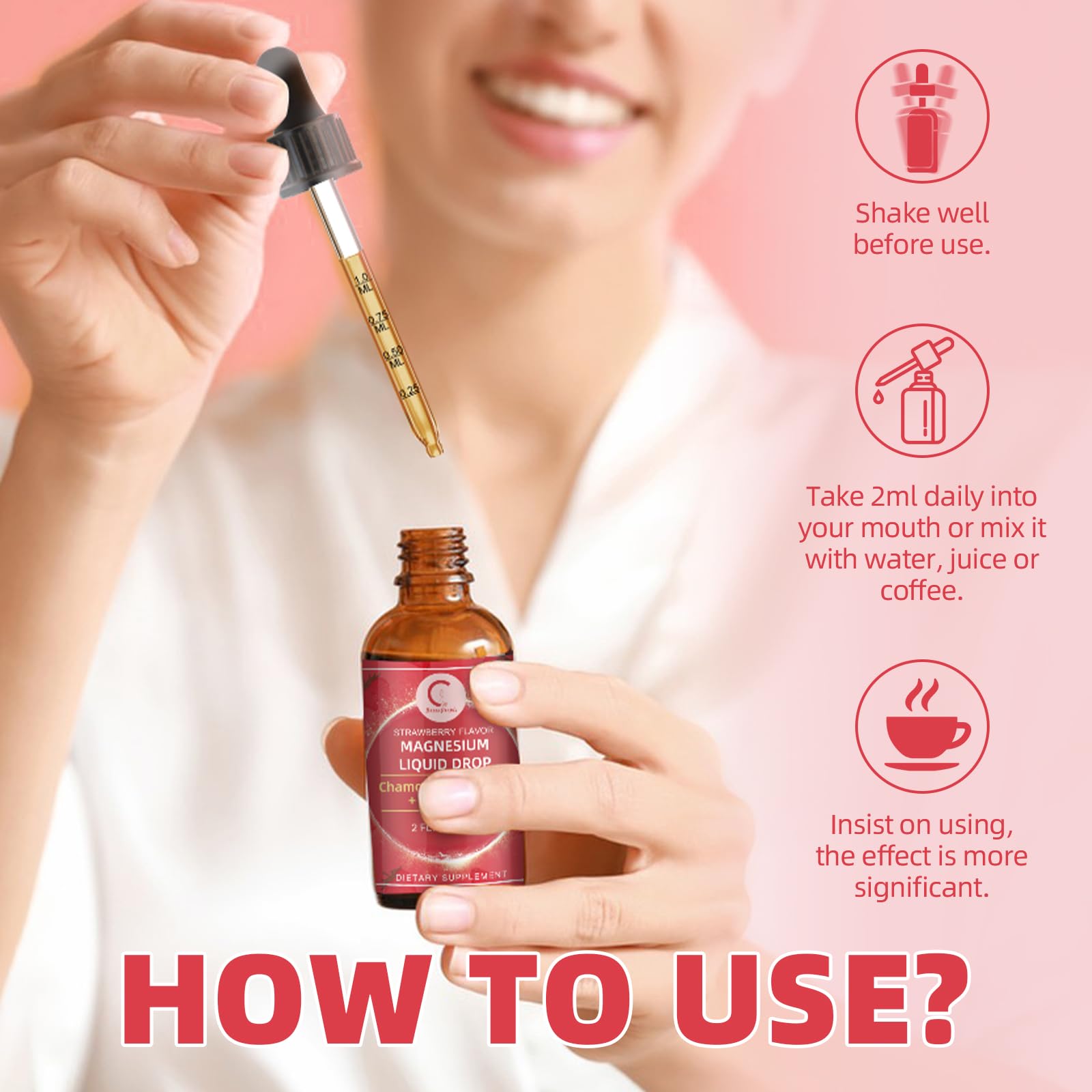 GreenPeople Magnesium Glycinate Liquid Drops vegan formula for clean daily nutrition.