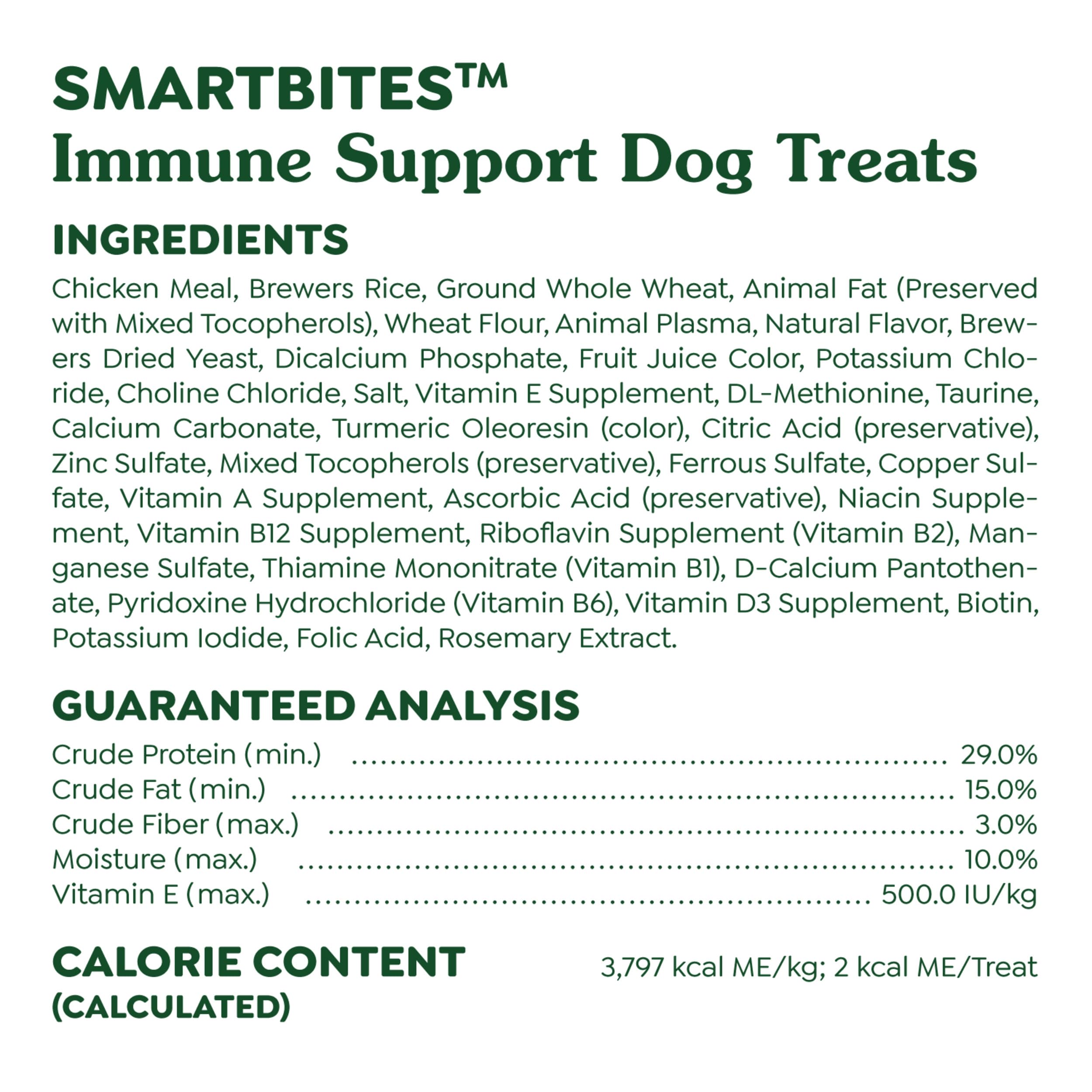 Greenies Smartbites soft-crunch texture in one bite