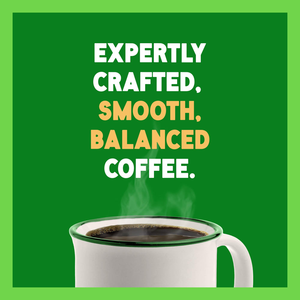 Green Mountain 100% Arabica label signaling premium beans.