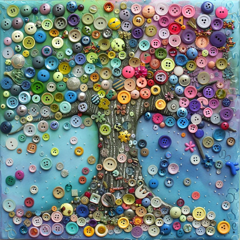 Colorful GREENTIME buttons are great for DIY projects and color sorting.