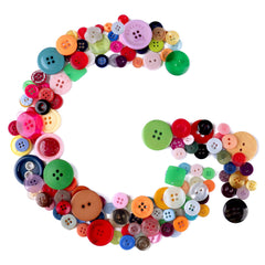 GREENTIME round resin buttons with 2- and 4-hole styles for sewing.