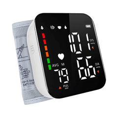 Greetmed wrist BP monitor with full display for quick home readings