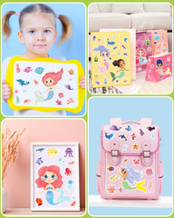 Greingways Mermaid Face Stickers for creative facial features customization