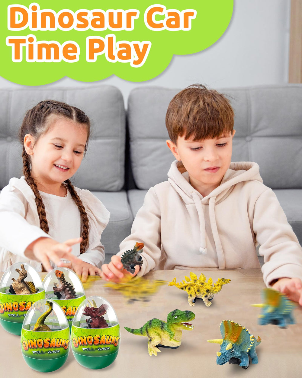 Greingways 4-pack dinosaur eggs meet US safety standards for kids