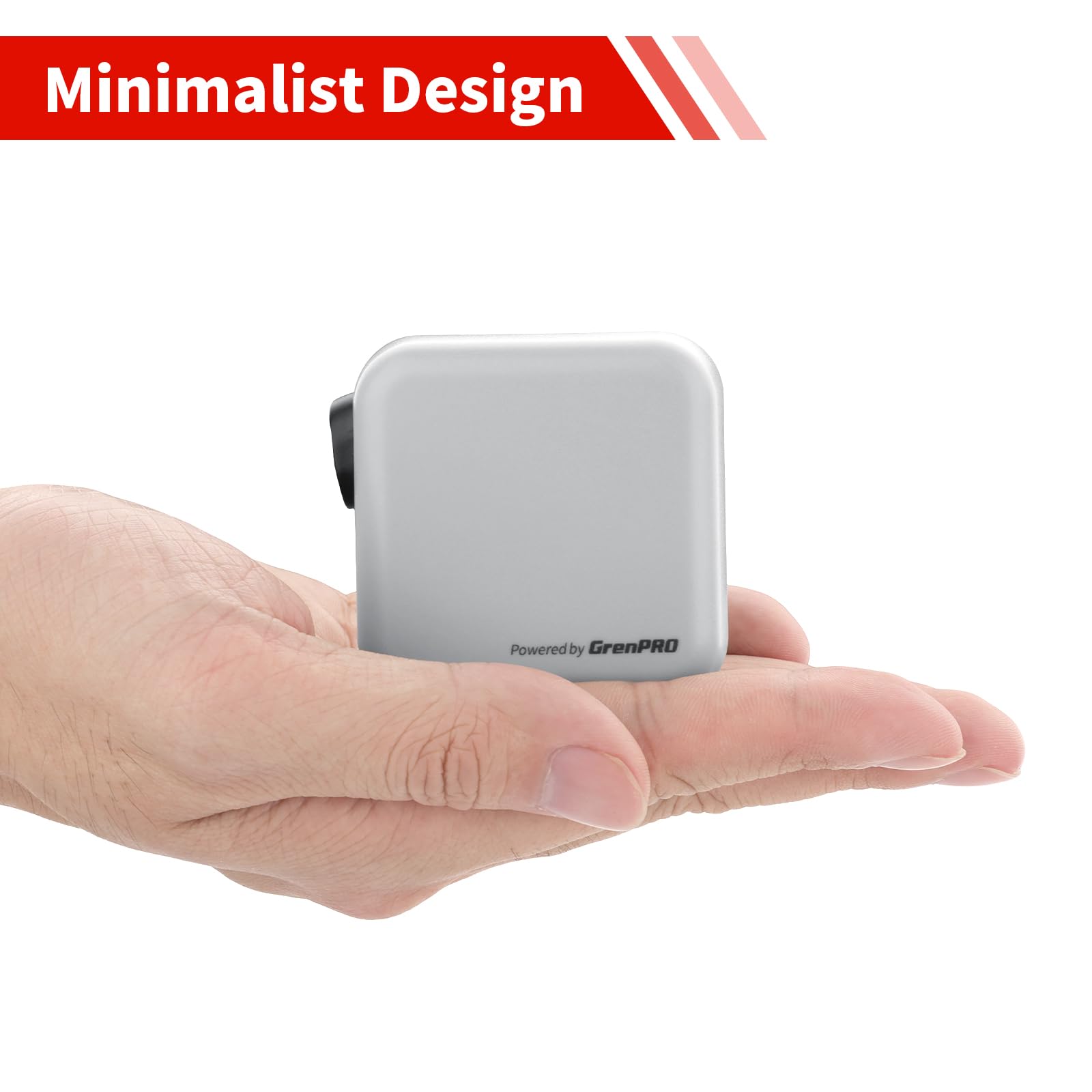 Grenpro compact design enabling accurate solo measurements.