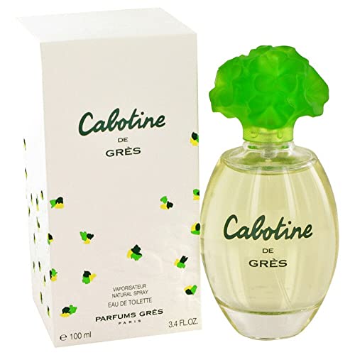 Gres Cabotine bottle side view shows sleek silhouette.