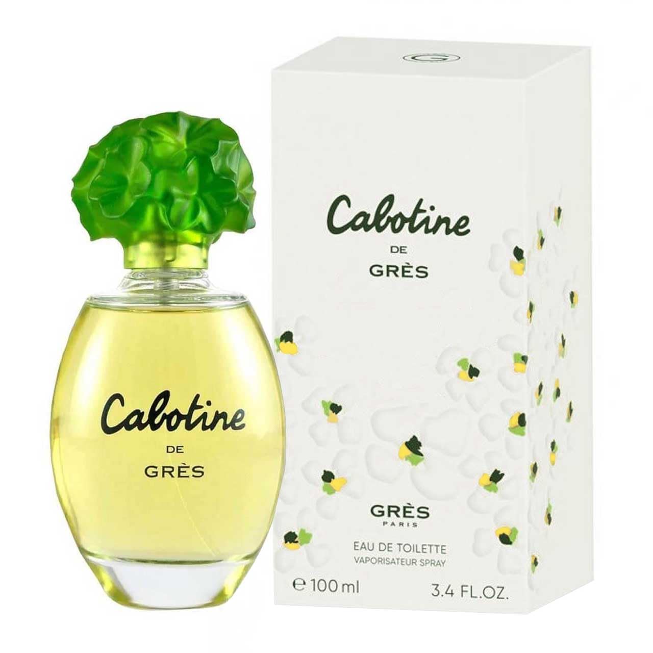 Gres Cabotine perfume drops on skin for a light scent.