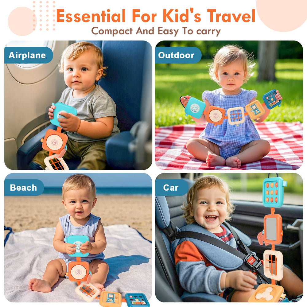GRESEESM elastic rope panel provides texture variety for sensory awareness.
