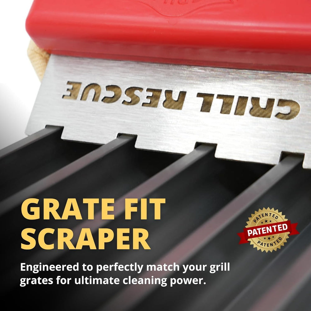 Grill Rescue steam cleaning technology removes grease from grills safely