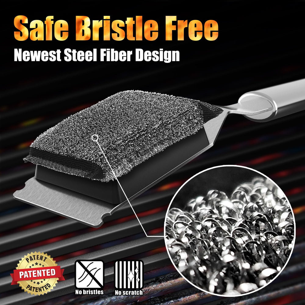 GRILLART replaceable head system demonstrates long-lasting, economical grilling cleanup