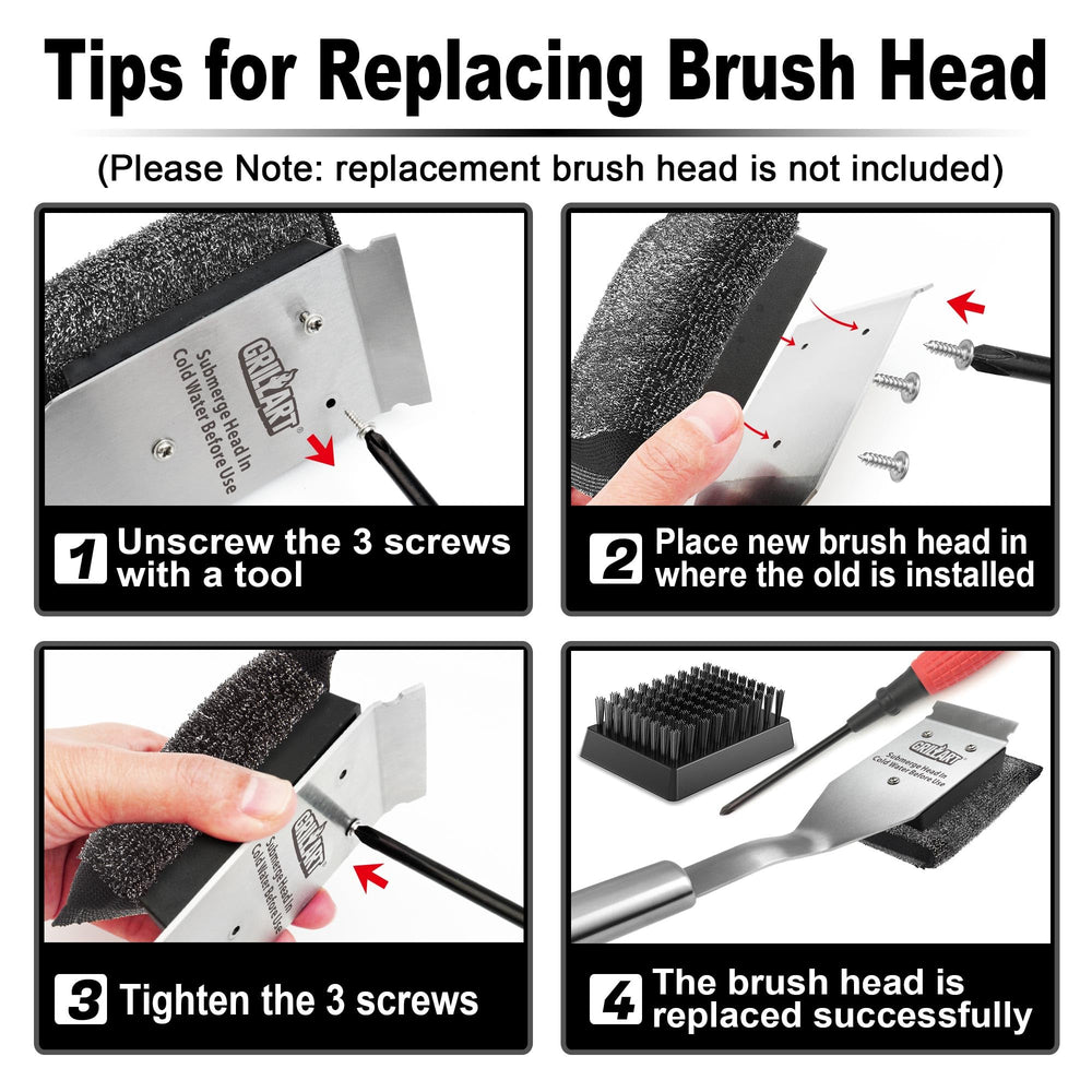 GRILLART steam cleaning action helps lift residue for easier wipe-down