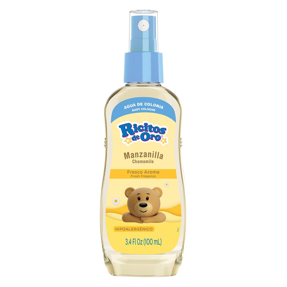 Grisi Golden Curls Cologne bottle for everyday freshness and easy application.