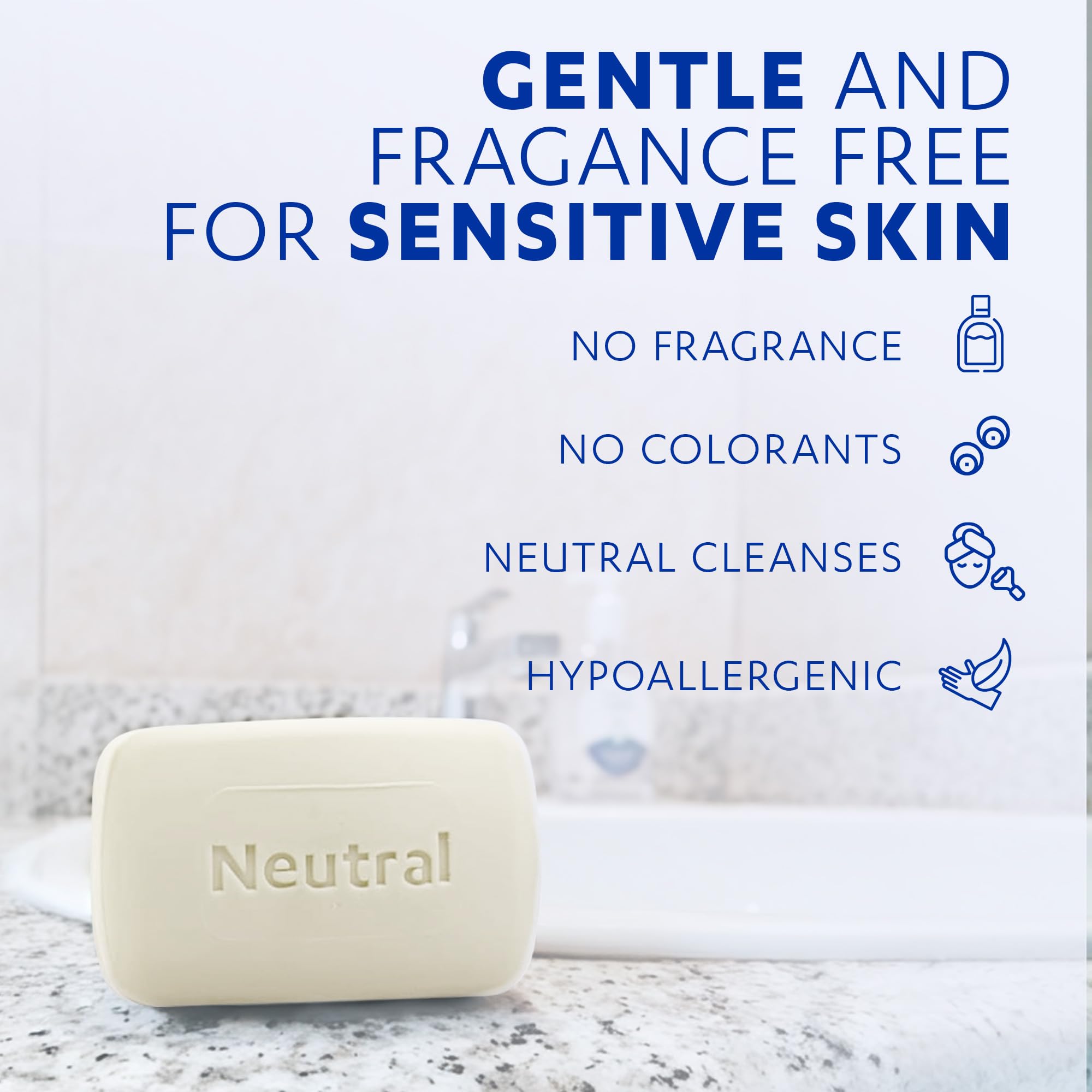Grisi Neutral Bar Soap emphasizes pH-balanced protection for the skin's barrier