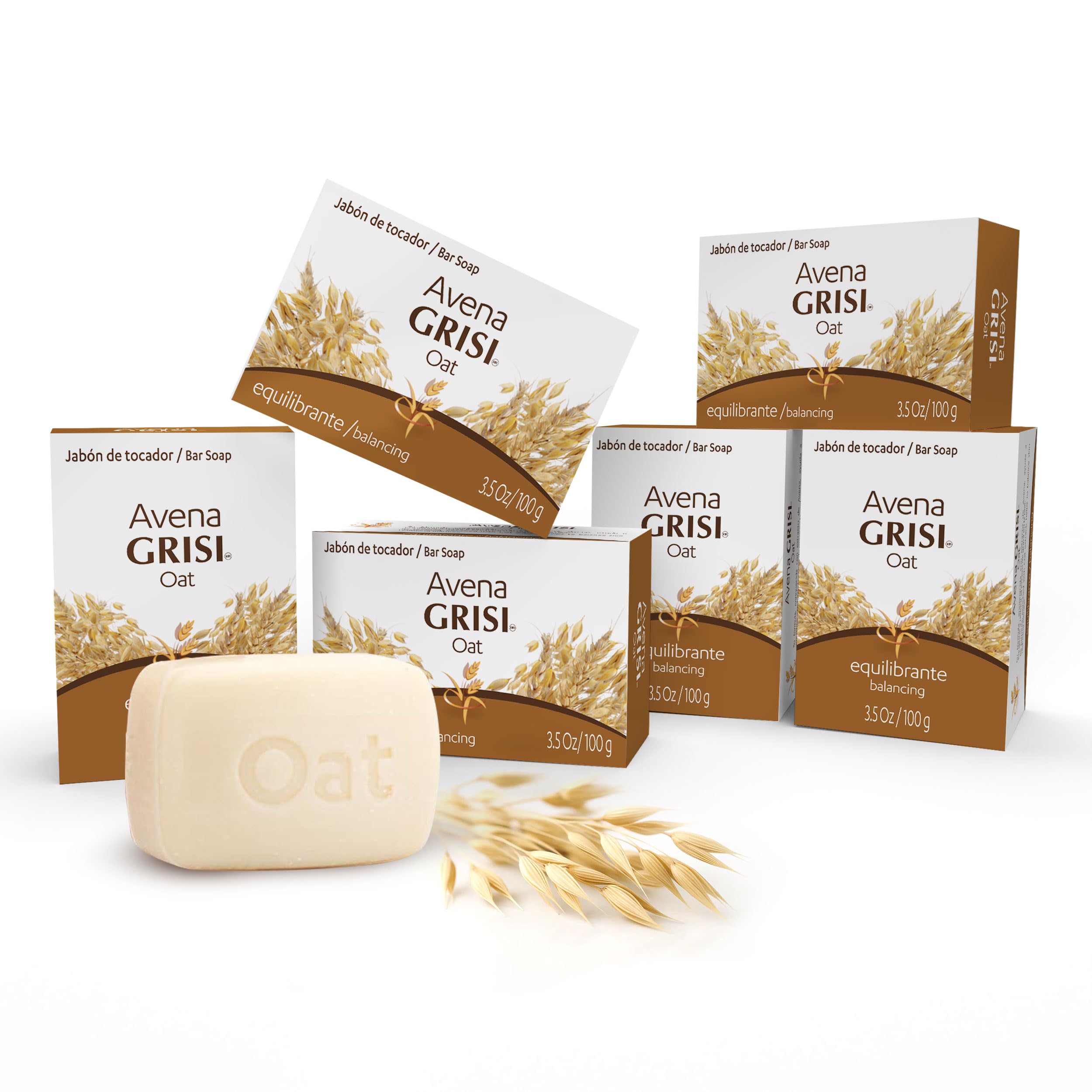 Grisi Oatmeal Bar Soap lather rich for daily cleansing and gentle moisture.
