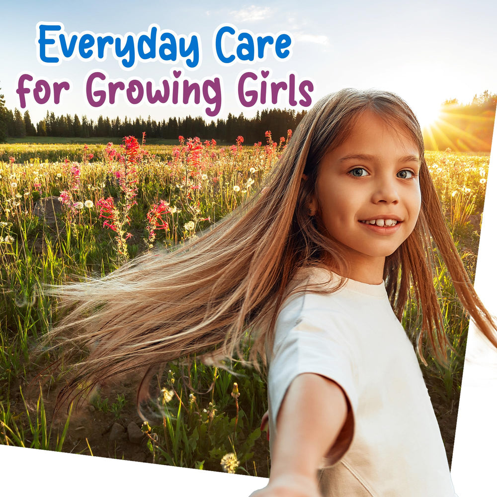 Tear-free detangler in use on kids' hair