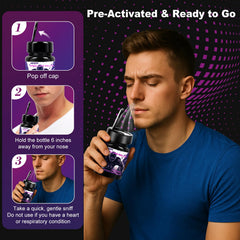 GRIXON salts label closeup shows potency details for focused workouts.
