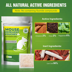 GRLEP Mice Repellent Pouches beside car engine deter pests safely