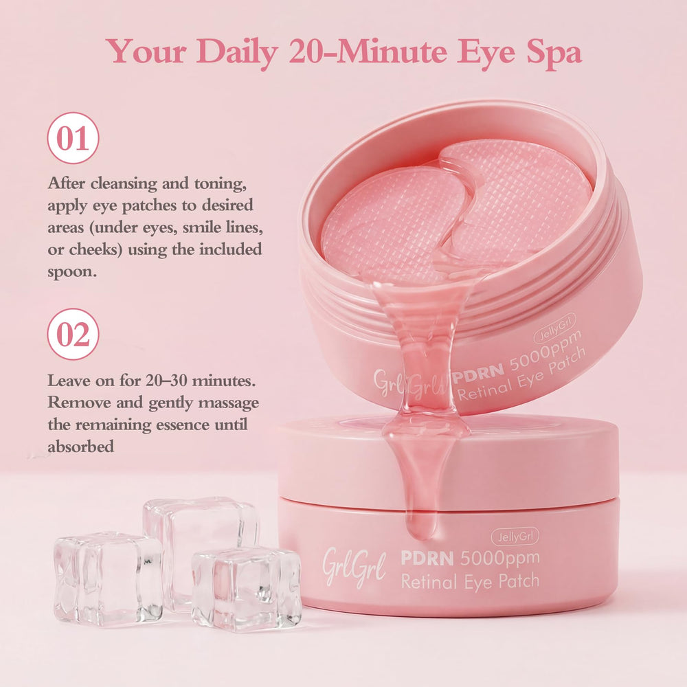 Dermatologist-tested GrlGrl eye patches suitable for sensitive skin