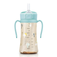 GROSMIMI stage 2 straw sippy cup aids transition to independent drinking for toddlers