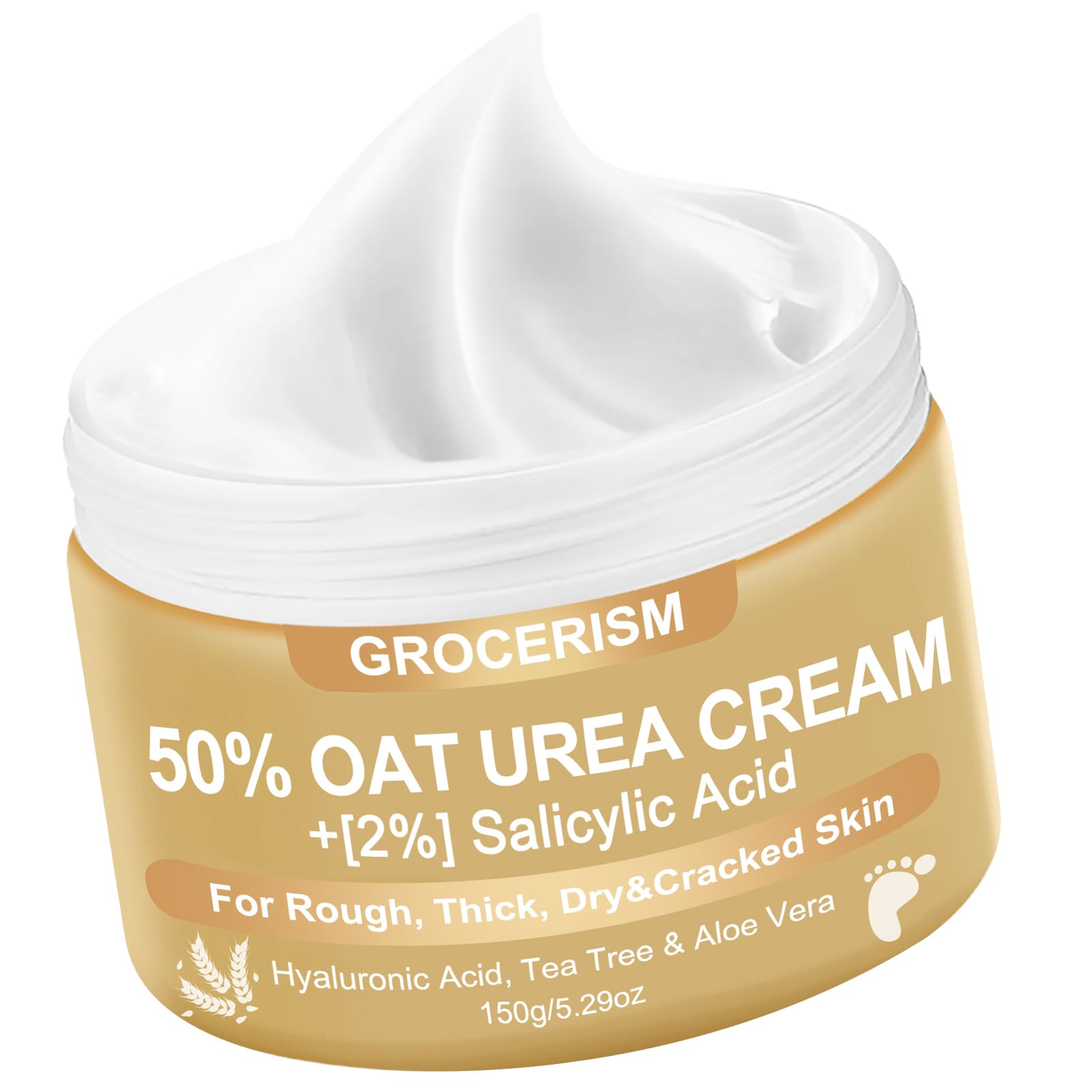 Grocerism Urea Cream close-up on callus-softening potential.
