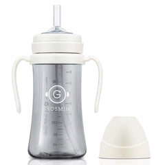 GROSMIMI spill-proof sippy cup with handle for easy grip and mess-free sipping