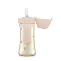 GROSMIMI flip-top spill-proof sippy cup for mess-free toddler meals