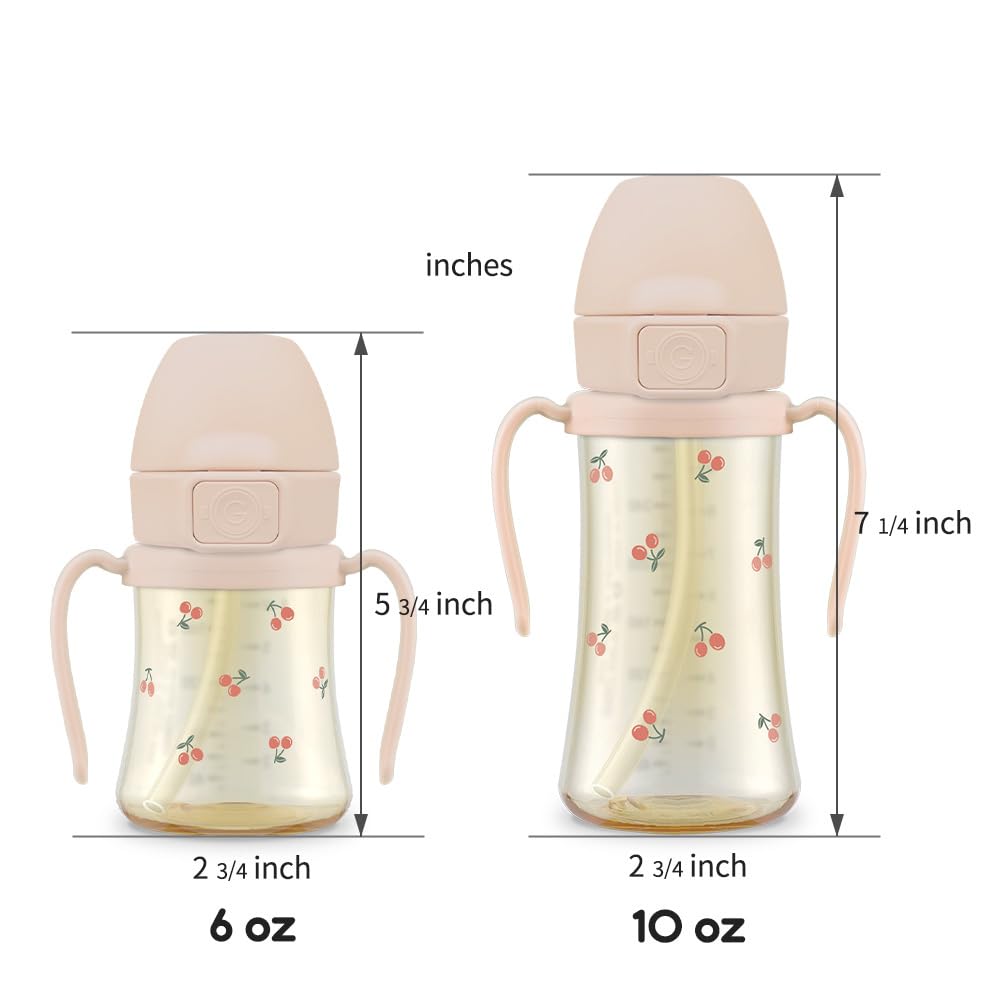 GROSMIMI ten-ounce toddler cup showing size and capacity